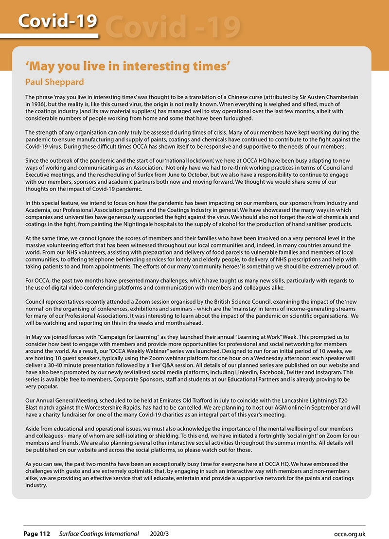 Surface Coatings International (19) to TABPI