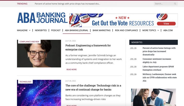 ABA Banking Journal Welcome to TABPI